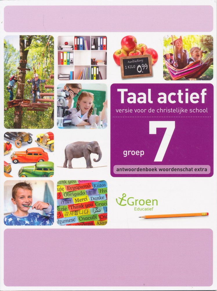 Taal Actief christelijke versie antwoordenboek woordenschat 7