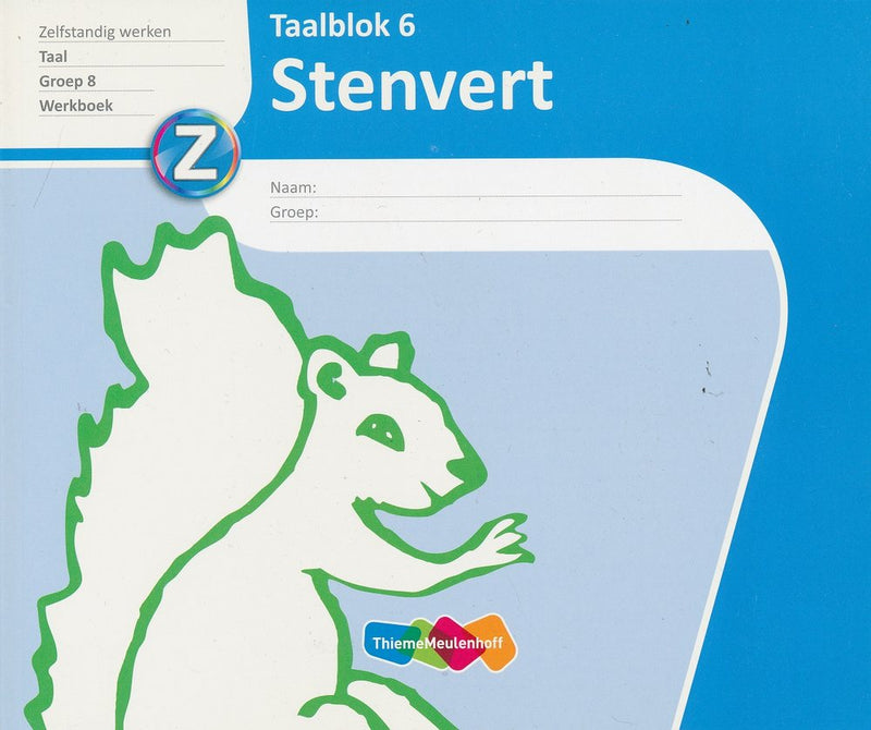 Stenvert taalblok 6 groep 8 (per stuk)