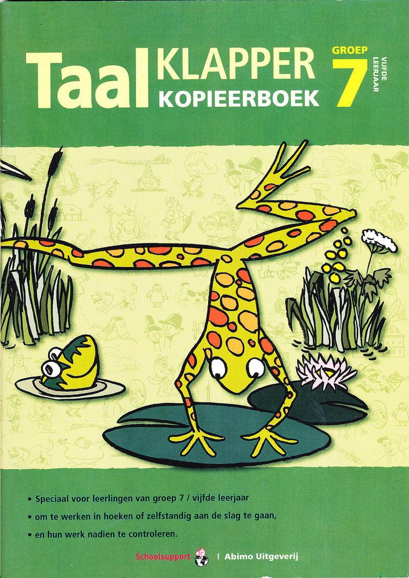 Taalklapper Kopieerboek groep 7