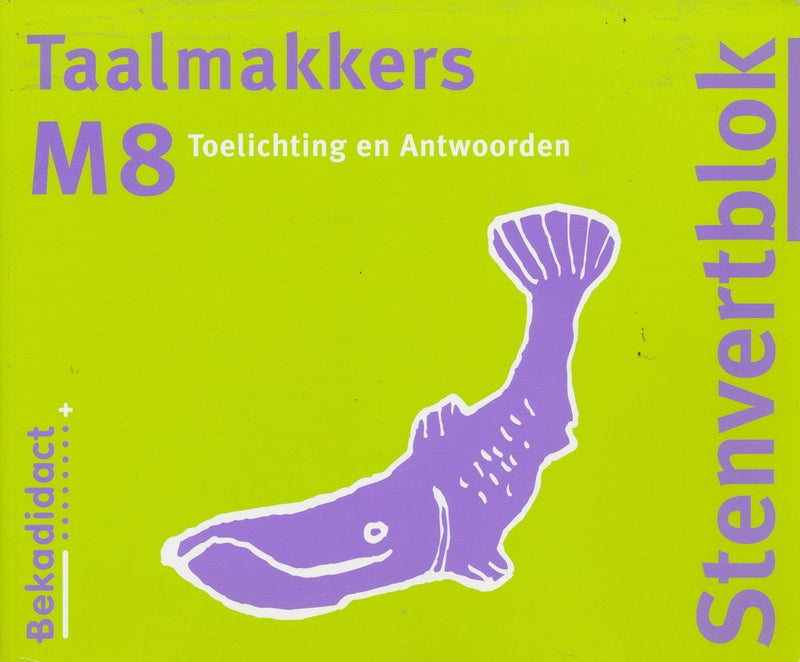 Stenvert Antwoorden Taalmakkers M8