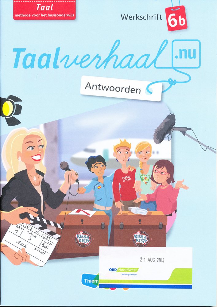 Taalverhaal Nu Antwoorden Werkschrift Taal 6B