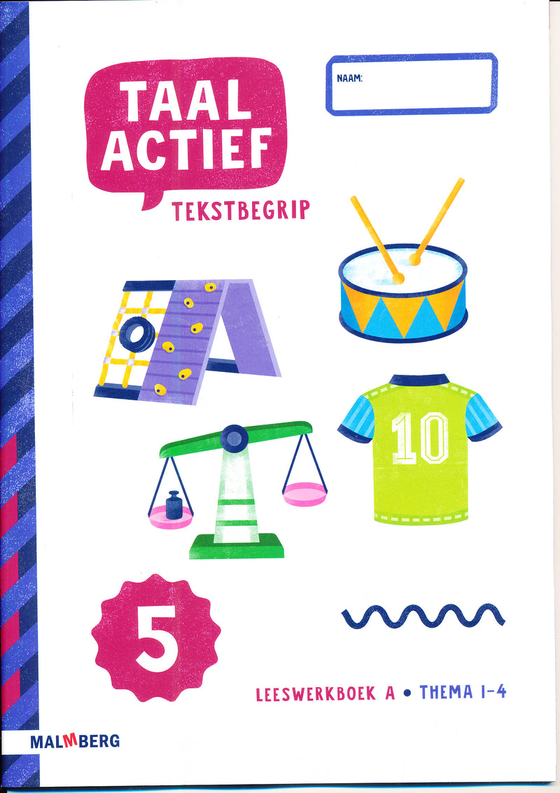 Taal Actief versie 5 Leeswerkboek A Tekstbegrip thema 1-4 groep 5 (per stuk)