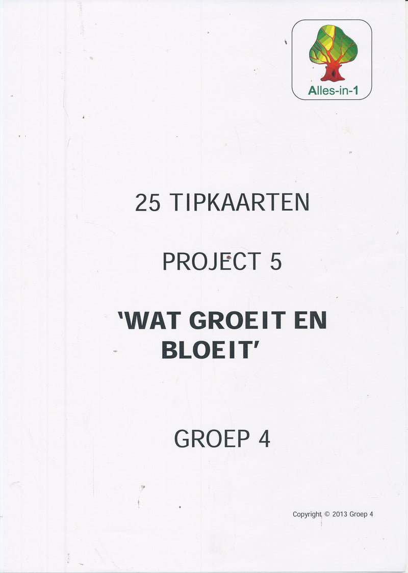 Alles-in-1 Tipkaarten Project 5 'wat groeit en bloeit'