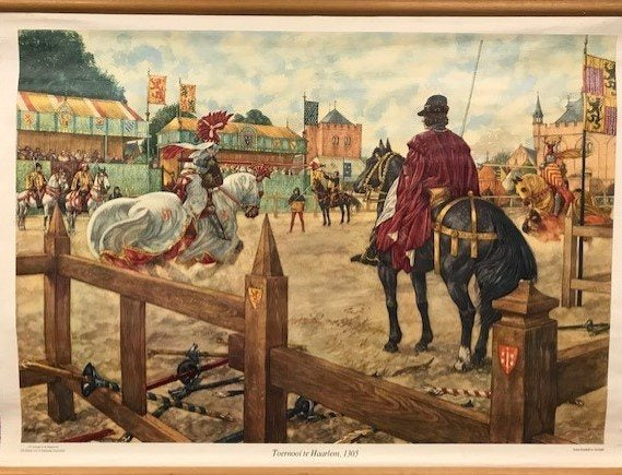 Klassikale kaart Toernooi te Haarlem 1305