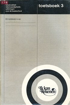 Ik kan rekenen Toetsboek 3 (per stuk)