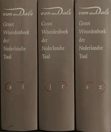 Woordenboeken der Nederlandse Taal (groot) Van Dale