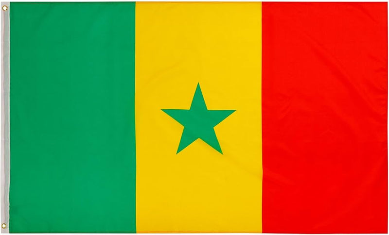 Nienhuis Montessori stoffen vlag Senegal