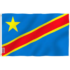 Nienhuis Montessori stoffen vlag Kongo