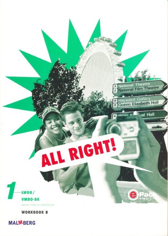 All Right versie 1 Workbook B 1 LWOO/VMBO-BK