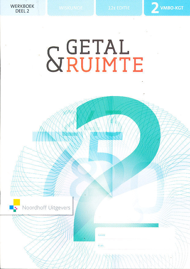 Getal en Ruimte 2 Werkboek deel 2 VMBO-KGT 2019 (per stuk)