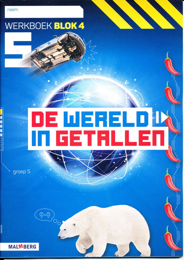De wereld in Getallen versie 5 Werkboek blok 4 groep 5 (per stuk)