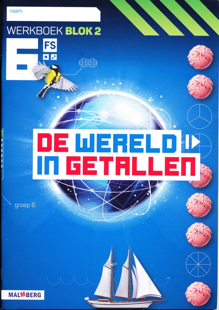 De wereld in Getallen versie 5 Werkboek Blok 2 groep 6 FS (per stuk)