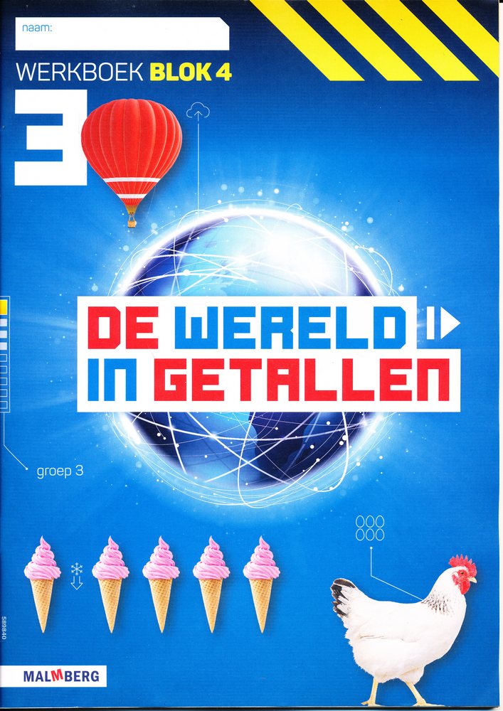 De wereld in Getallen versie 5 Werkboek blok 4 groep 3 (per stuk)