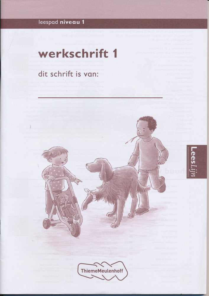 Leeslijn versie 2 Leespad Werkschrift 1 (per stuk)