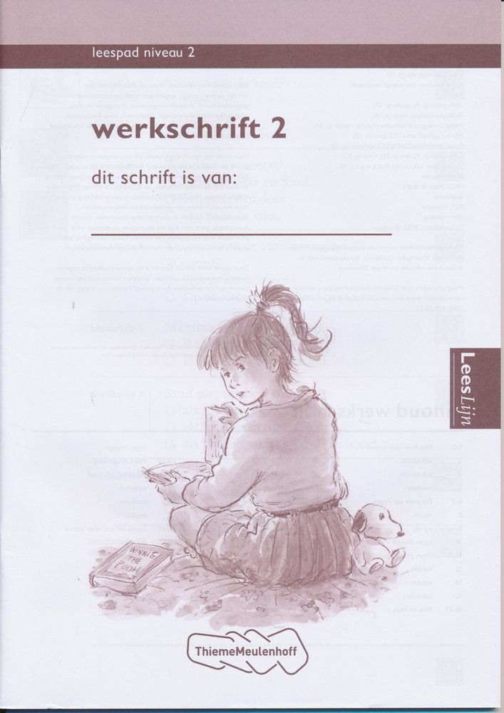 Leeslijn versie 2 Leespad Werkschrift 2 (per stuk)