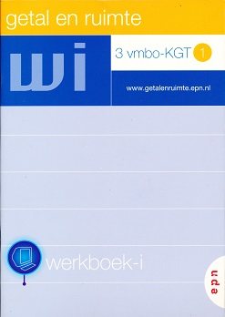 Getal en Ruimte 3 Werkboek-i VMBO-KGT-1 (per stuk)