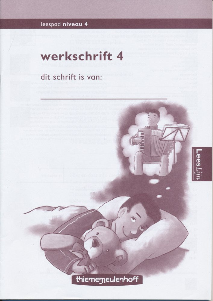 Leeslijn versie 2 Leespad Werkschrift 4 (per stuk)