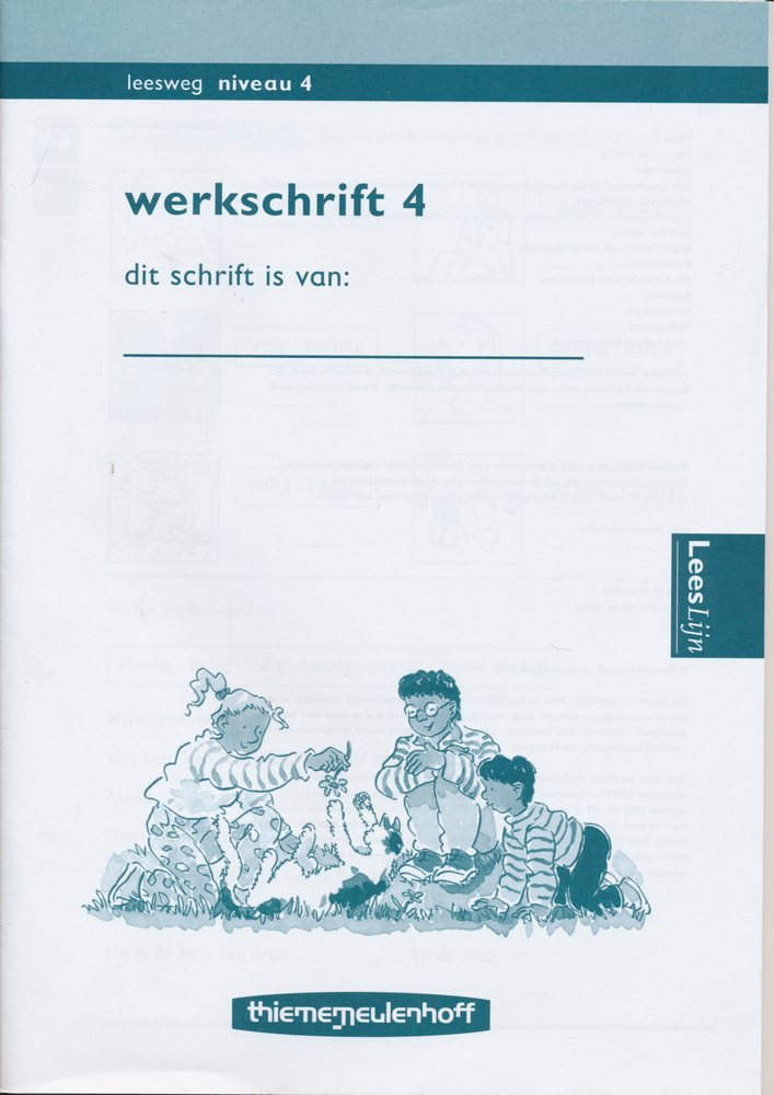 Leeslijn versie 2 Leesweg Werkschrift 4 (per stuk)