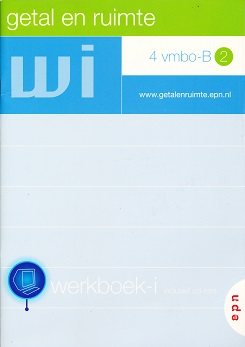Getal en Ruimte 4 Werkboek i VMBO-B 2 (per stuk)
