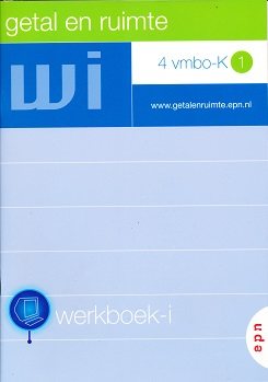 Getal en Ruimte 4 Werkboek i VMBO-K 1 (per stuk)