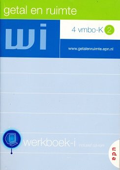 Getal en Ruimte 4 Werkboek i VMBO-K 2 (per stuk)