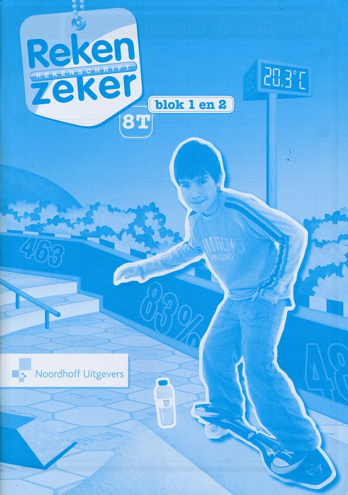 Reken Zeker rekenschrift blok 1 en 2 groep 8T (per stuk)