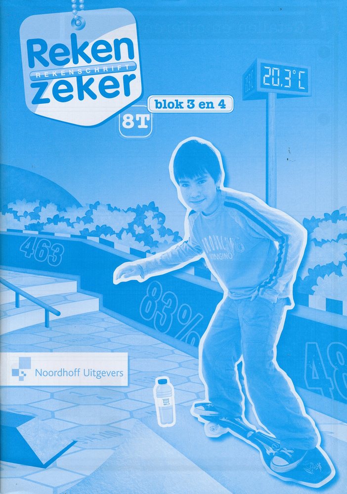 Reken Zeker rekenschrift blok 3 en 4 groep 8T (per stuk)