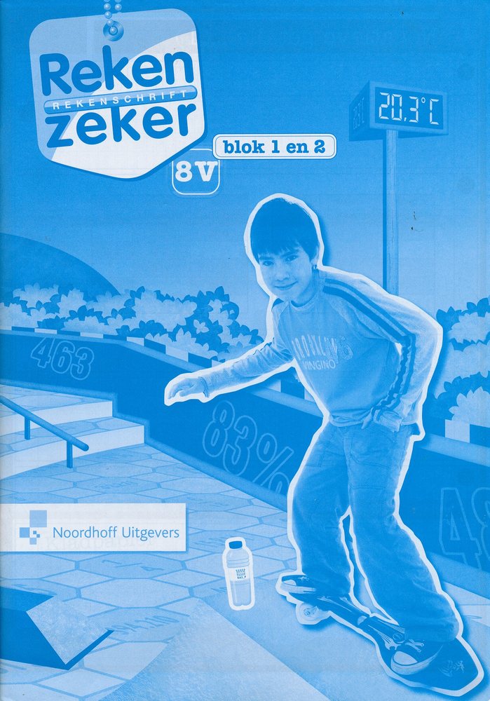Reken Zeker rekenschrift blok 1 en 2 groep 8V (per stuk)