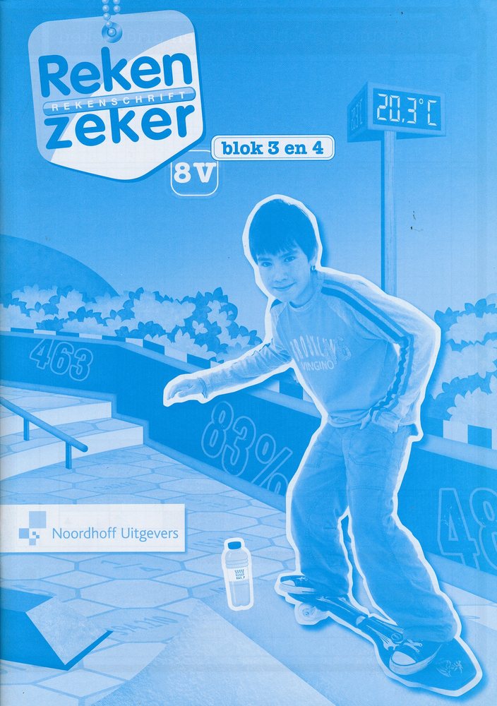 Reken Zeker rekenschrift blok 3 en 4 groep 8V (per stuk)