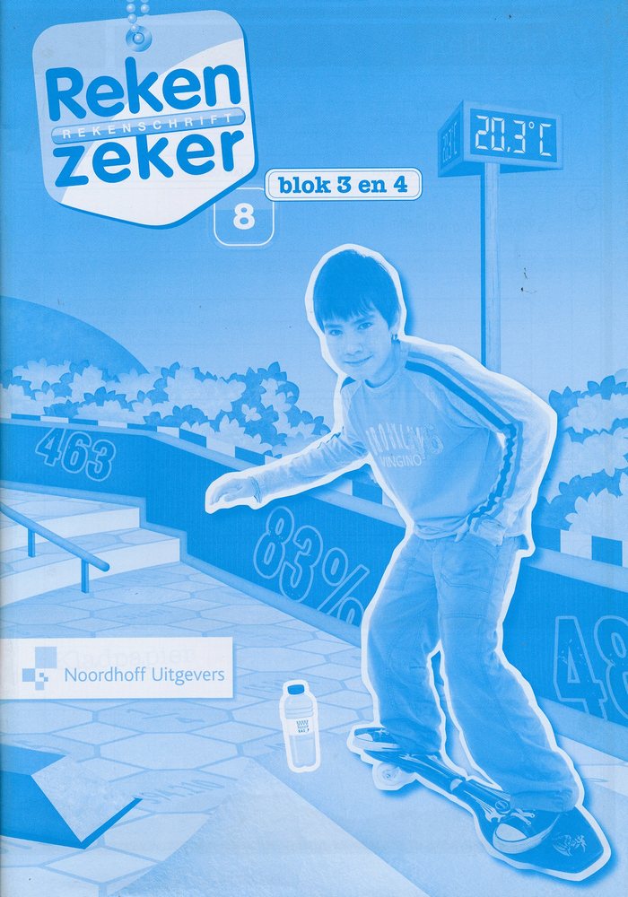 Reken Zeker rekenschrift blok 3 en 4 groep 8 (per stuk)