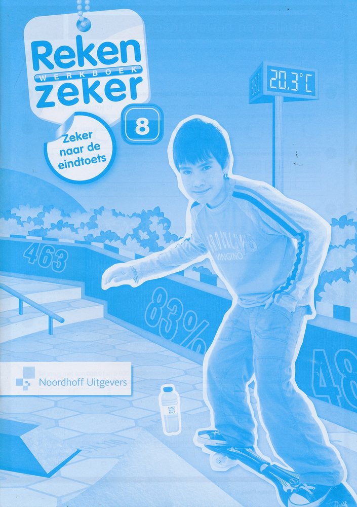 Reken Zeker Werkboek Zeker naar de eindtoets groep 8 (per stuk)