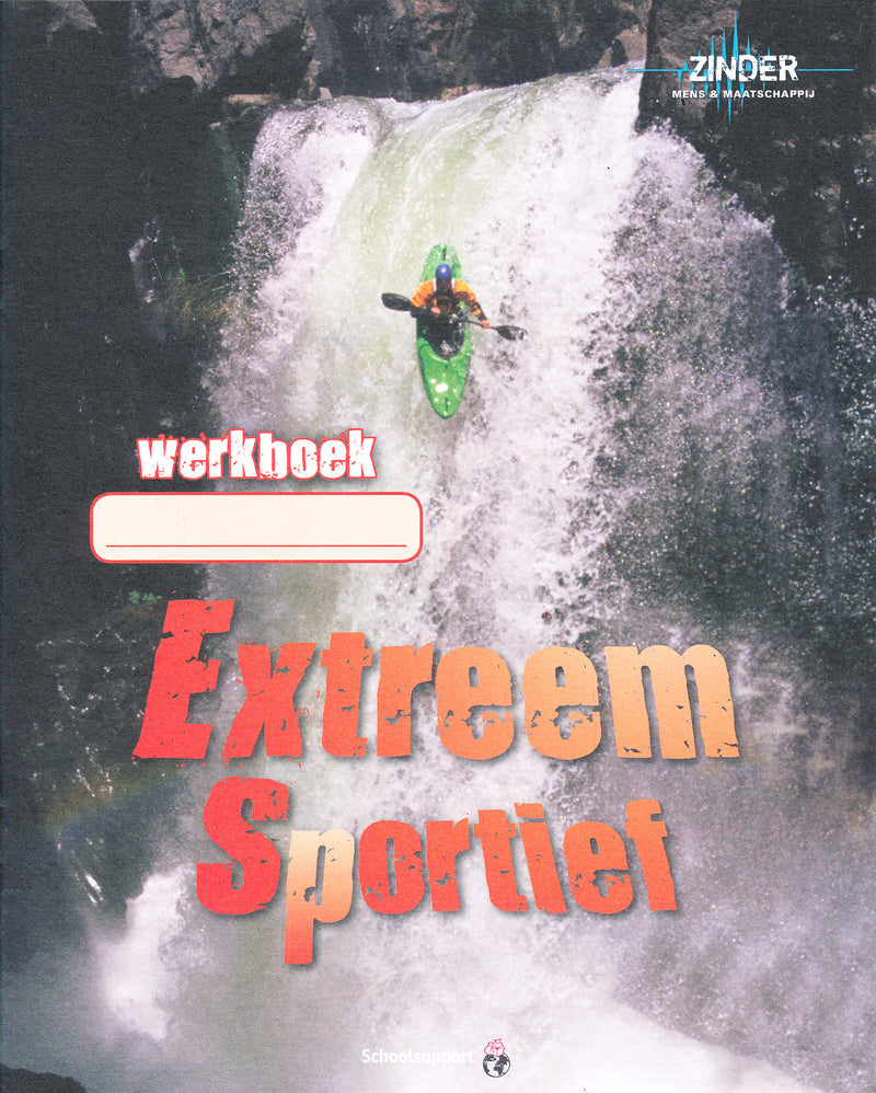 Zinder 11+ Mens & Maatschappij Werkboek Extreem sportief (per stuk)