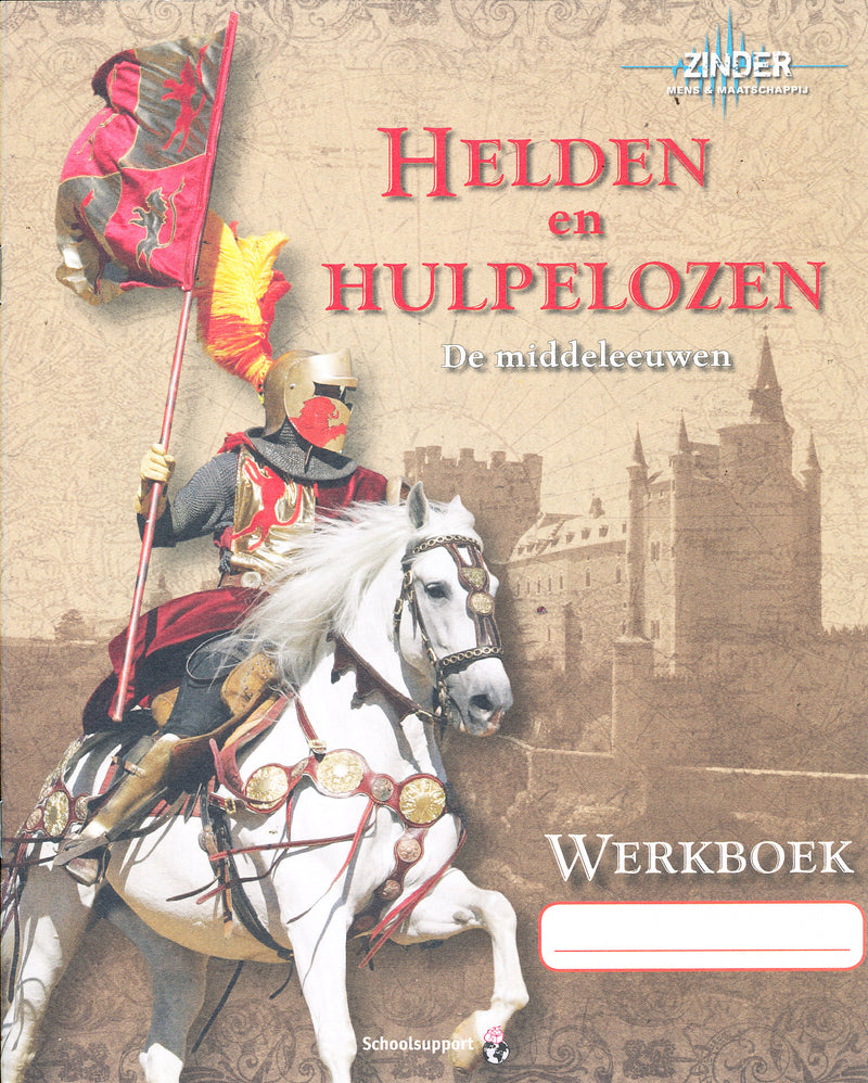 Zinder 10+ Mens & Maatschappij Werkboek Helden en hulpelozen (per stuk)