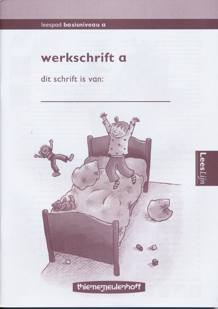 Leeslijn versie 2 Leespad Werkschrift A (per stuk)