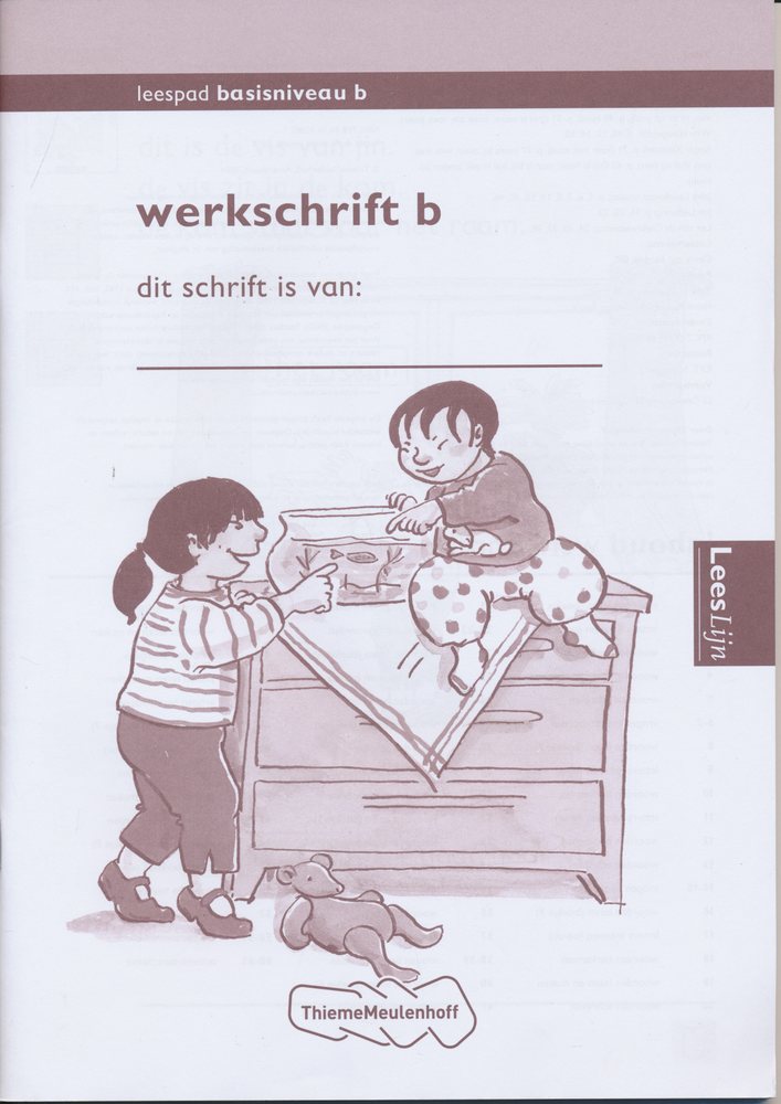 Leeslijn versie 2 Leespad Werkschrift B (per stuk)