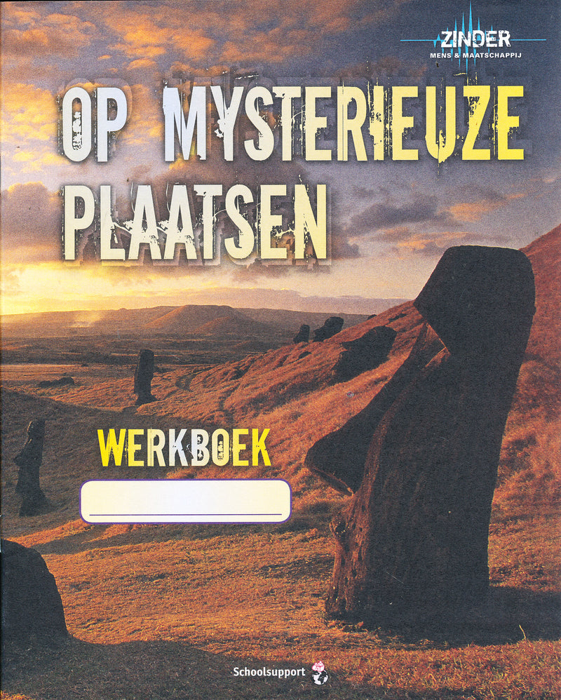 Zinder 10+ Mens & Maatschappij Werkboek Op Mysterieuze plaatsen (per stuk)
