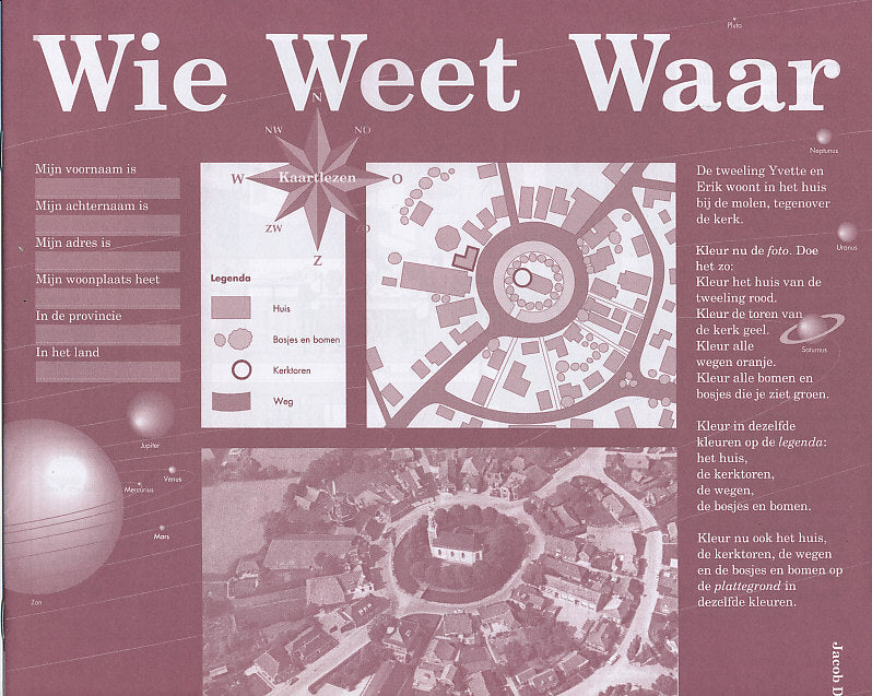 Wie, Weet, Waar Kaartlezen (spelen met Nederland)