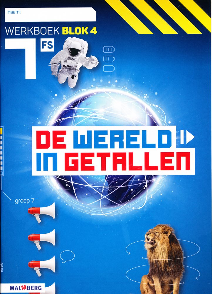 De wereld in Getallen versie 5 Werkboek Blok 4 groep 7 FS (per stuk)