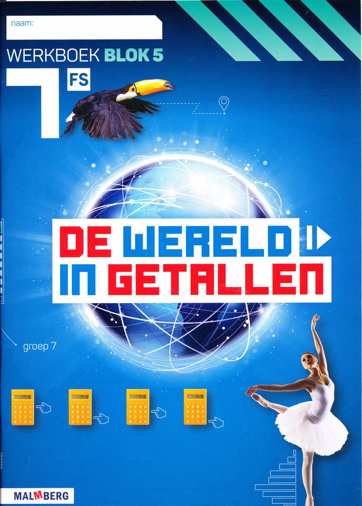 De wereld in Getallen versie 5 Werkboek Blok 5 groep 7 FS (per stuk)