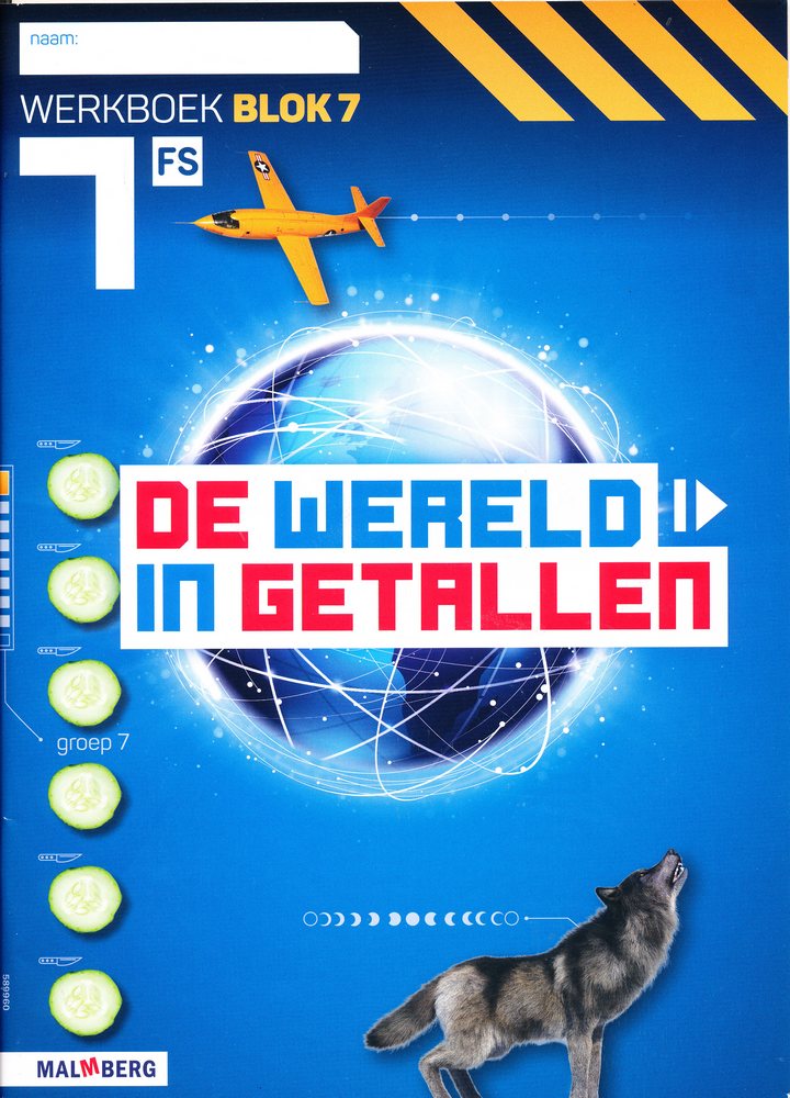 De wereld in Getallen versie 5 Werkboek Blok 7 groep 7 FS (per stuk)