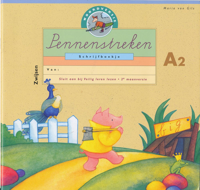 Pennenstreken versie 1 schrijfboekje A2 woordversie (per stuk)