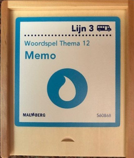 Lijn 3  Woordspel Thema 12, Memo