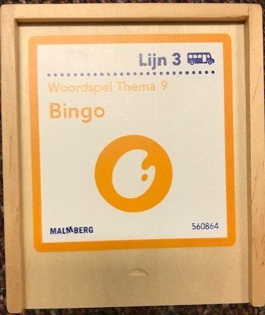 Lijn 3 Woordspel Thema 9, Bingo